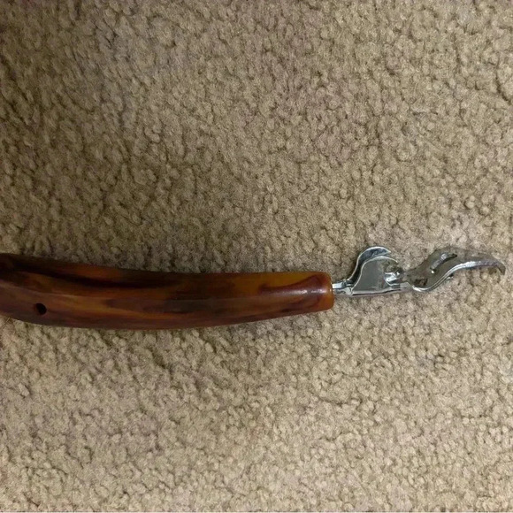 Vintage Marbleized Bakelite Bottle Opener - Picture 2 of 10